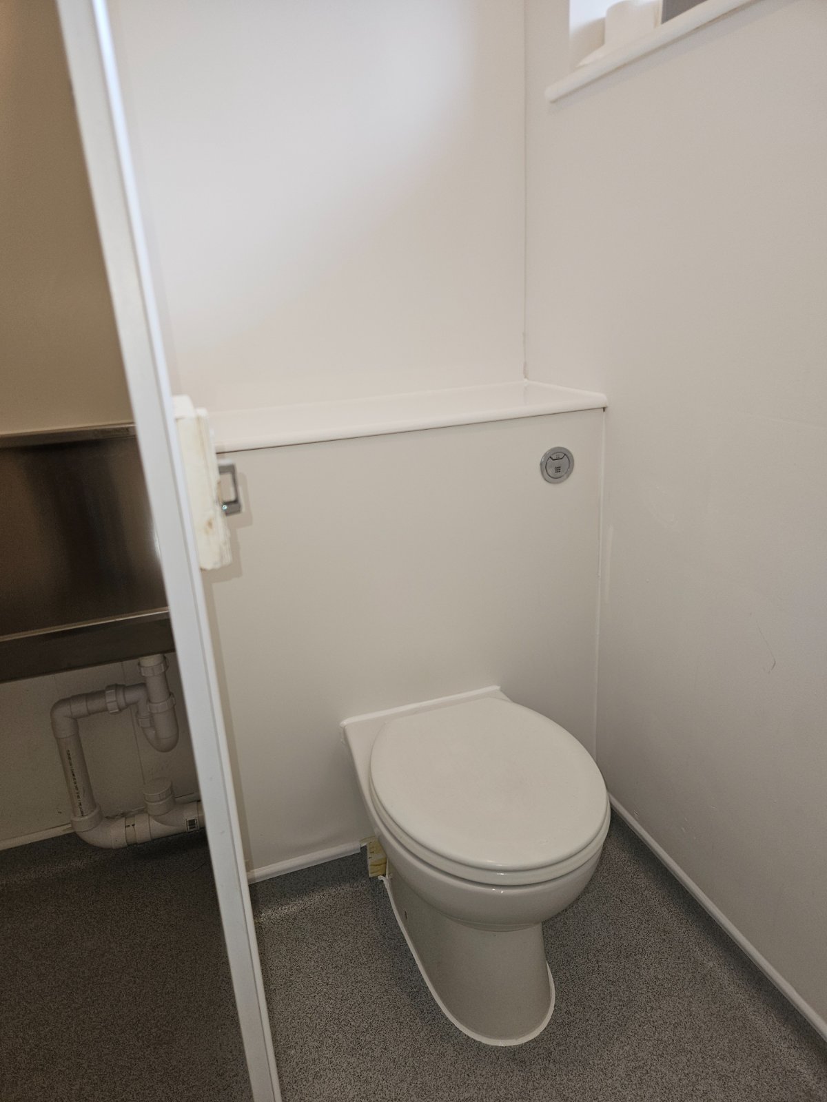 Toilet from a famous cricket club